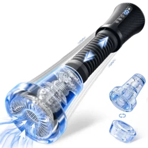 Vibrating & Sucking Masturbator & Pump