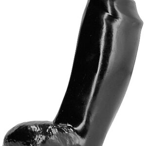 All Black Anal Dildo 18 cm