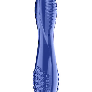 Satisfyer: Dazzling Crystal 2, Glass Dildo, blå