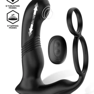 Astex Prostate Massager With Thrusting & Tapping Prostatastimulator