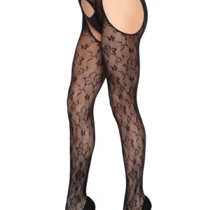 Bloom Net Suspender Tights O/S Strumpbyxor