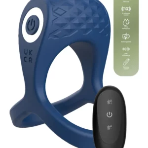 Brutal Ring & Ball Cage Vibrating + Remote Penisring med vibrator