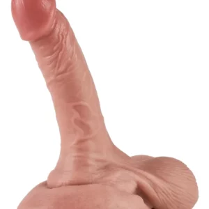 Dual Density Dildo With Balls 15,5 cm Realistisk dildo
