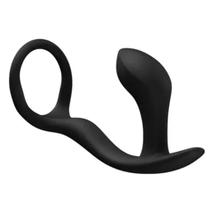 Fun Factory Bootie Ring Anal Plug Black Analplugg med penisring