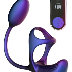 Hueman Halo Orbit Cock Ring Prostatavibrator med penisring