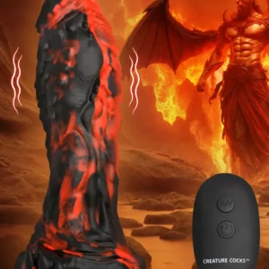 Inferno Cock Vibrating Silicone Dildo 20 cm Monster dildo
