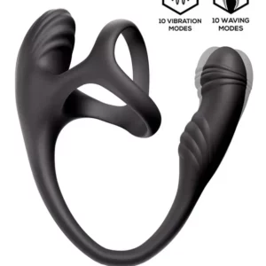 Kamber Waving Vibrating Anal Plug & Cockring Analplugg med penisring