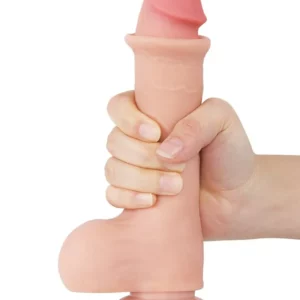 Lovetoy Sliding Skin Dual Layer Dildo 20 cm