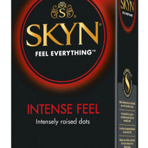 Skyn Intense Feel latexfria kondomer med knottrig yta