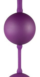 Trio vibrerande knipkulor Velvet Balls Purple för bäckenbottenträning
