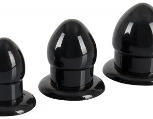 Anal Stretching Plug Kit – trepaket med analpluggar i TPR-material