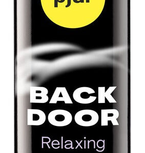 Analglid Backdoor Relaxing – silikonbaserat glidmedel i transparent förpackning