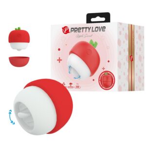 Apple Secret klitorisstimulator i äppelform med mjuk tungfunktion