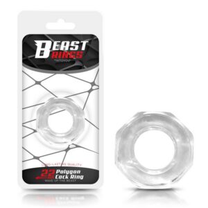 Beast Polygon penisring av silikon med polygonformad design