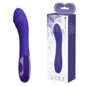 Slimmad G-punkt vibrator Pretty Love Youth Vibe med böjd spets