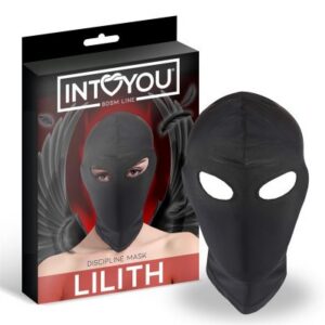 Elastisk BDSM-mask från IntoYou för sensorisk bondage-lek