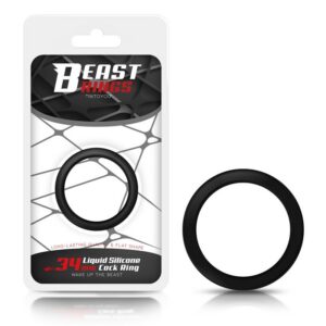 Beast Rings Cockring penisring i elastisk silikon, 3,4 cm diameter