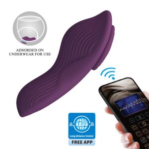 Appstyrd trosvibrator Pretty Love Mane med magnetfäste för diskret användning