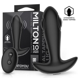 Milton Analplugg med ankarskaft och vibrerande tapping-lägen