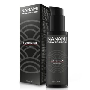 Förpackning av Nanami Extend X intimkräm 100 ml med naturliga extrakt