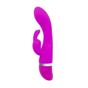 Elegant rabbitvibrator Freda i mjuk silikon med 30 vibrationslägen