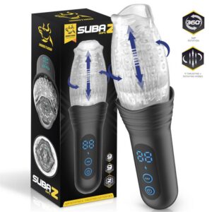 Subaz masturbator med dual motor och 360° rotationsfunktion
