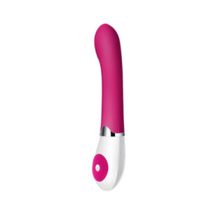 Böjd vibrator Daniel Pink i rosa, designad för G-punktsstimulans