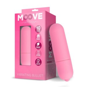 Liten Moove Bulletvibrator med silkeslen yta och 10 vibrationslägen