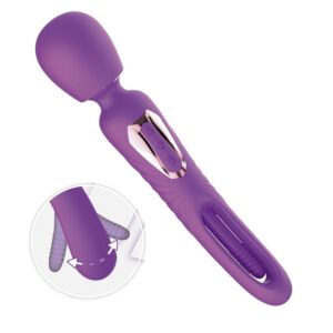 Tvåsidig massagewand Wand and Flipping App med vibrationsfunktion