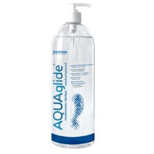 Aquaglide glidmedel 1000 ml flaska med hudvänlig dermatologiskt testad formel