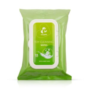 Förpackning av EasyGlide Servietter 25-pack för sexleksakrengöring