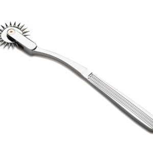 Klassisk Wartenberg Wheel i silver med pirrande hjul för nervstimulering