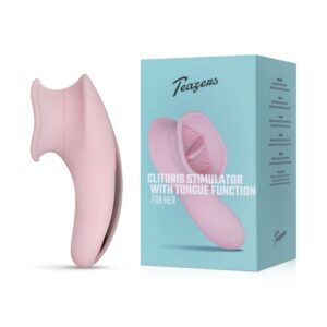 Tongue Vibrator klitorisstimulator med tungspetsdesign och pulsering för målriktad stimulering