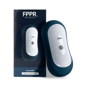Vibrerande masturbator FPPR Squeezable i mjukt material med pressningsbar design