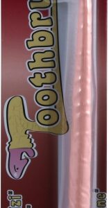 Penis tandborste 18 cm – humoristisk tandborste med naturalistisk penisform
