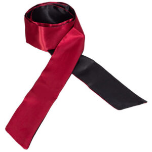 Bondage Scarf i röd med glansig silkeskänsla för bondagelekar
