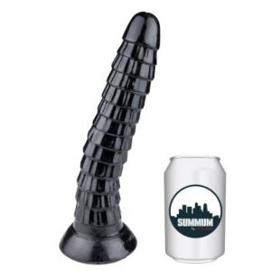 Pangolin Dildo 28 cm med skalmönstrad design, detaljerad yta och sugkopp