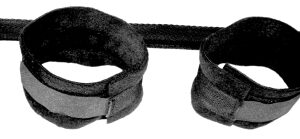 Spread the Love bondage-skena med fyra kardborrefängsel och kardborrefästen