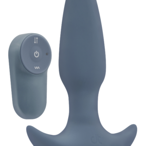 Pulz analvibrator med fjärrreglage, två motorer för rörelse och vibration