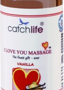 Värmande massagegel I love you vanilla med vanilla-smaköl