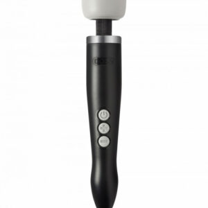 Svart Doxy massager eldriven vibrator med sladd
