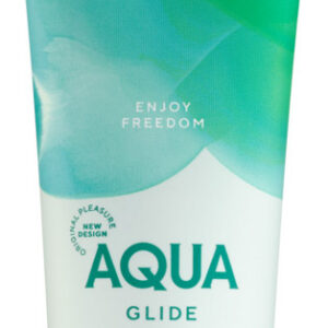 Aqua Glide vattenbaserat glidmedel med långvarig glideffekt i praktisk behållare