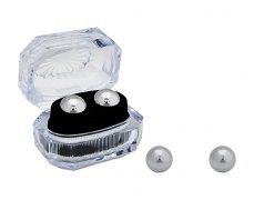 Geisha Pearls Silver samlagskulor – designade för stimulering under samlag