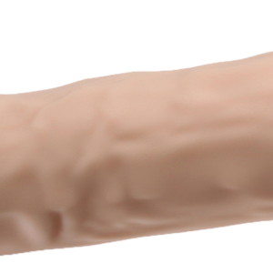 Ultratunn penissleeve av liquid silikon i hudfärg med realistisk design