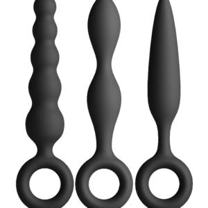 Renegade Trio Kit Analpluggset med tre silikon pluggar i olika storlekar och fingerringar