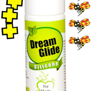 Dream Glide silikonbaserad massageolja i flaska med långvarig glidegenskaper