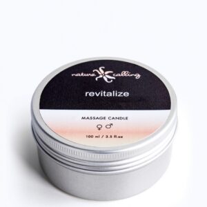 Naturligt massageljus Revitalize Massage candle med vårdande olja