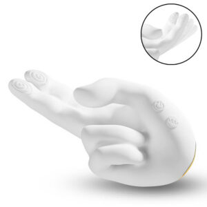 Flirty Hand Heated — handformad stimulator med fingrar och tumme