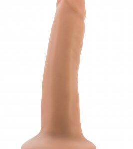 Realistisk dildo Dr. Skin 14cm i mjuk silikon med flexibelt skaft