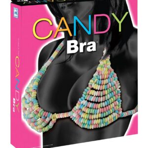 Candy Bra ätbar BH tillverkad av färgglada fruktiga godispärlor